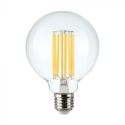 [214305] BEC LED FILAMENT E27 3000K 6W 600 lm G95 CLAR VT