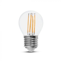[2843] BEC LED FILAMENT E27 4000K 6W 600 lm G45 CLAR VT