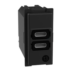 [K4191CC] BTC LIVING NOW 1M INCARCATOR USB 2xTIP C 5VDC 15W K4191CC