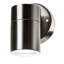 [7501 VT-7621] CIL ARH APLICA 1xGU10 ROTUNDA INOX IP44 VT