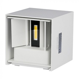 [7079 VT-759] CIL ARH APLICA 3000K 6W 660 lm PATRATA ALBA 2-WAY IP65 VT