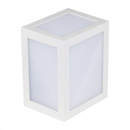 [8335 VT-822] CIL ARH APLICA 4000K 12W 750 lm PATRATA ALBA IP65 VT