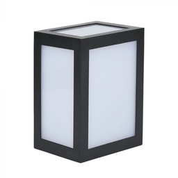 [8341 VT-822] CIL ARH APLICA 4000K 12W 750 lm PATRATA NEAGRA IP65 VT