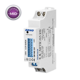 [OR-WE-521] CONTOR MONOFAZAT DIGIT SINA 1M 40A IP20 OR-WE-521