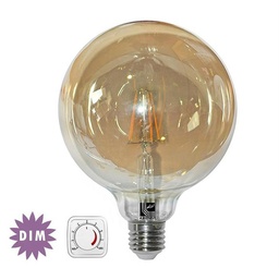 [13-2781256009] DAB BEC LED DECORATIV E27 6W AURIU D125 L.CALDA DIMABIL