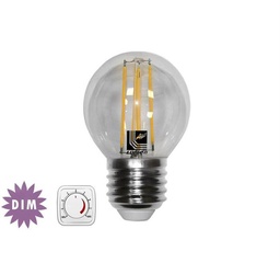 [13-27114009] DAB BEC LED_DIMABIL DECORATIV COG SFERIC CLAR E27 4W L.CALDA