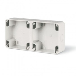 [137.102] DOZA PT M95X2 (195X95) IP66 2 APARATE 137.102 SCAME
