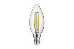 [LD-C35FLE4-40] GTV BEC LED C35 4W E14 4000K 420LM COG LUMANARE