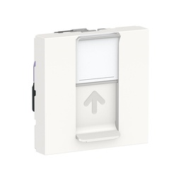 [NU341718] NEW UNICA 2M PRIZA RJ45, CAT6 STP ALB NU341718