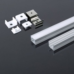 [3358 VT-8116] PROFIL LED IN KIT CU DISPERSOR LAPTOS Latime:17.4  H:12.1mm  2 ml/buc