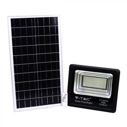 [94026 VT-200W] PROIECTOR CU LED SI PANOU SOLAR 40W 6000K 3100 lm IP65