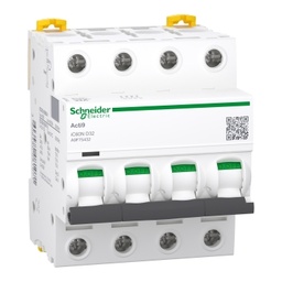 [A9F75432] SCH 4P 32A D 6kA iC60N A9F75432