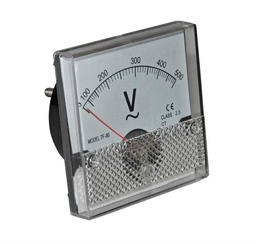 [02-652] VOLTMETRU DIRECT 500V 80x80MM 02-652