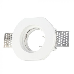 [3650 VT-764] CIL INTERIOR SPOT GIPS ST 1xGU10 100mm ROTUND ALB VT