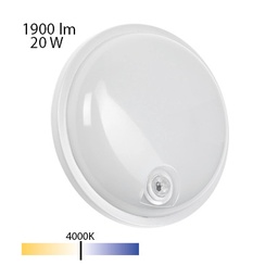 [SLI041047NW] APLICA CU SENZOR 120gr 20W IP54 1900LM 4000K SPECTRUM SLI041047NW