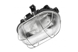 [OS-KAM060-10] LAMPA BAT CU GRATAR METALIC E27 MAX. 60W