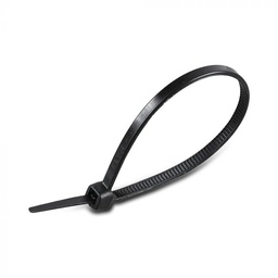 [11160] V-TAC COLIER PVC 100x2.5 NEGRU 100 BUC/SET VT